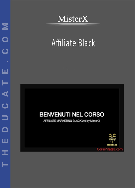MisterX - Affiliate Black