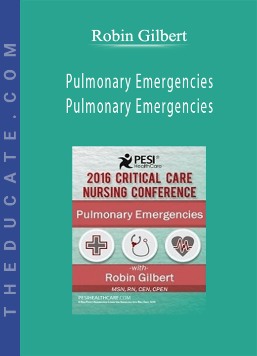 Pulmonary Emergencies Pulmonary Emergencies - Robin Gilbert