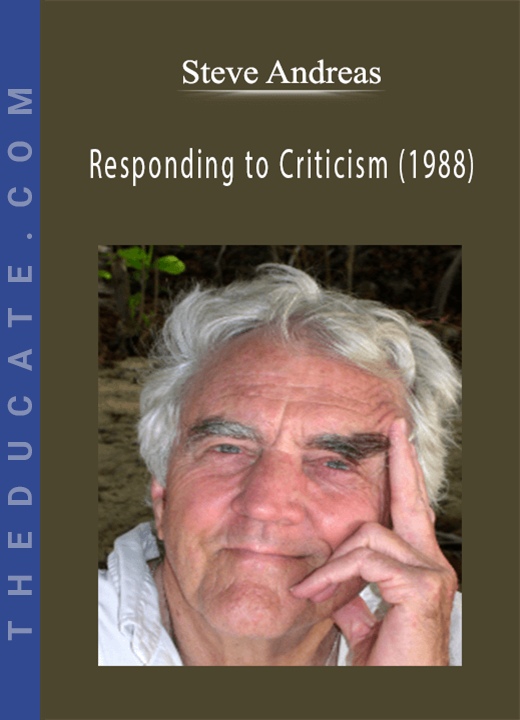 Steve Andreas - Responding to Criticism (1988)