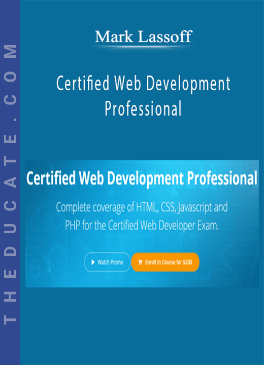 Mark Lassoff - Certified Web Development Professional