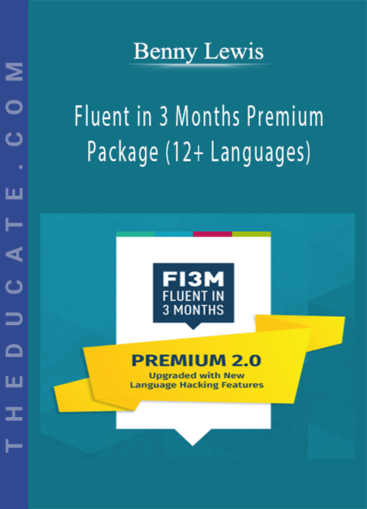 Benny Lewis - Fluent in 3 Months Premium Package (12+ Languages)