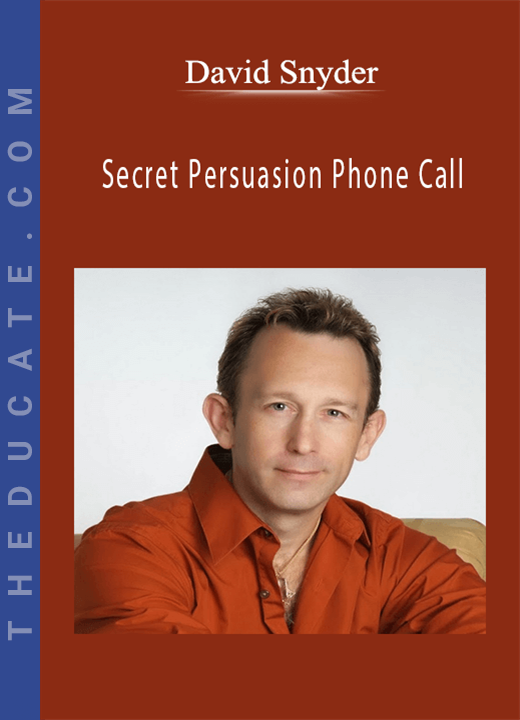 David Snyder - Secret Persuasion Phone Call