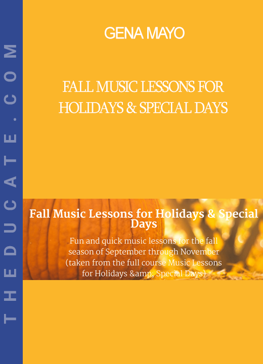 Gena Mayo - Fall Music Lessons for Holidays & Special Days