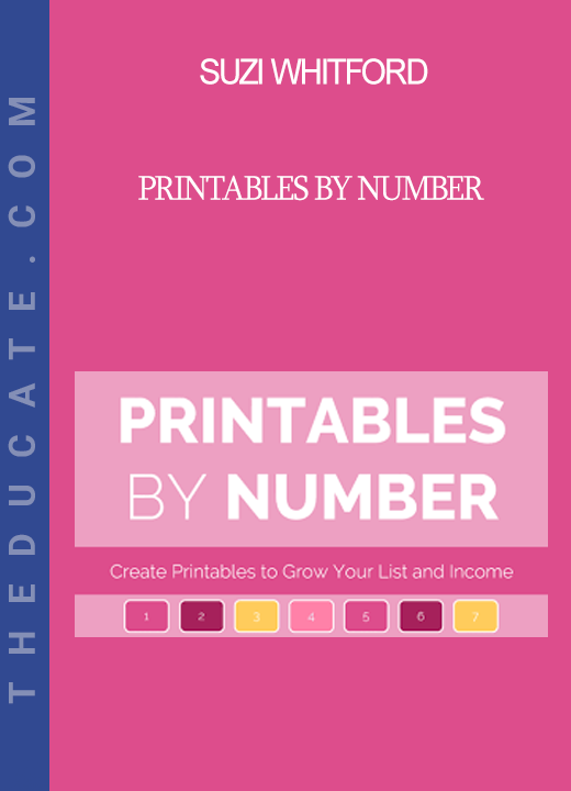 Suzi Whitford - Printables by Number